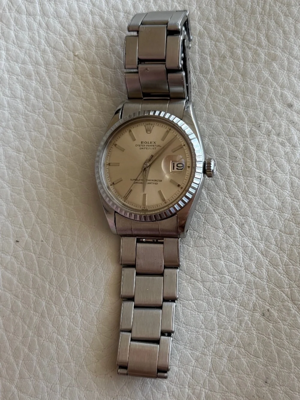 Vintage Rolex Datejust 36 Stainless Steel & 18k White Gold (Ref. 1601)